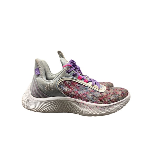 Under Armour Curry Flow 9 Basketball Shoes Women's 8 / Youth 7Y Multi Color Gray - Picture 1 of 14